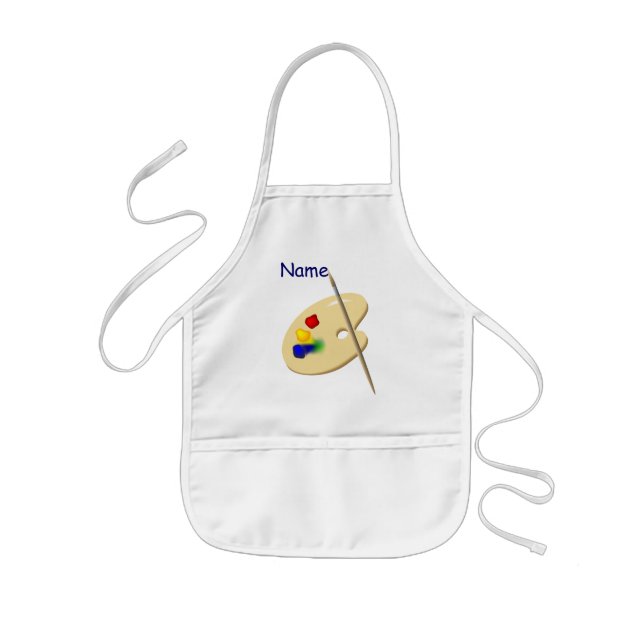 Childrens Artist Palette Apron Barnförkläde (Framsidan)