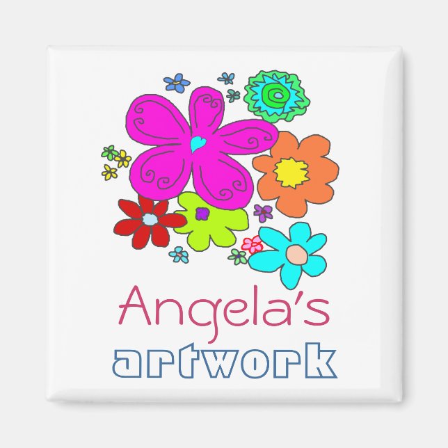 Childrens Artwork Magnet (Framsidan)