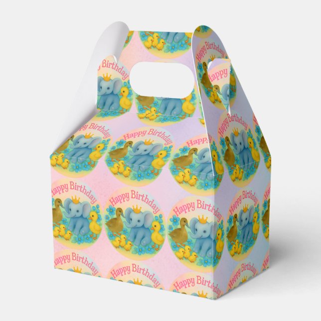 Children's Birthday Party Favor Boxes - Gifts  Presentaskar (Baksidan Sidan)