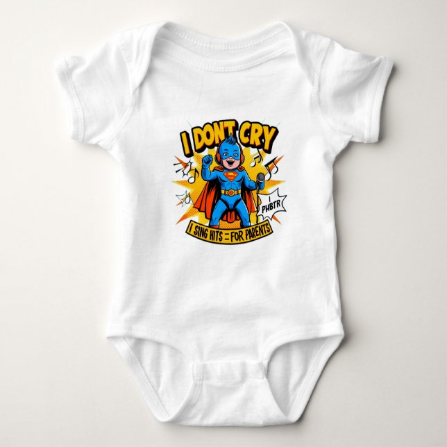 Children's bodysuit with a funny inscription t shirt (Framsida)