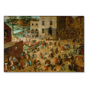 Childrens Games av Pieter Bruegel den äldre Bordsnummer
