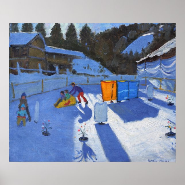 childrens glass Clusaz 2014 Poster (Framsidan)