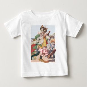 Childrens Lycklig Funny Cat Folk Shirt Tröja