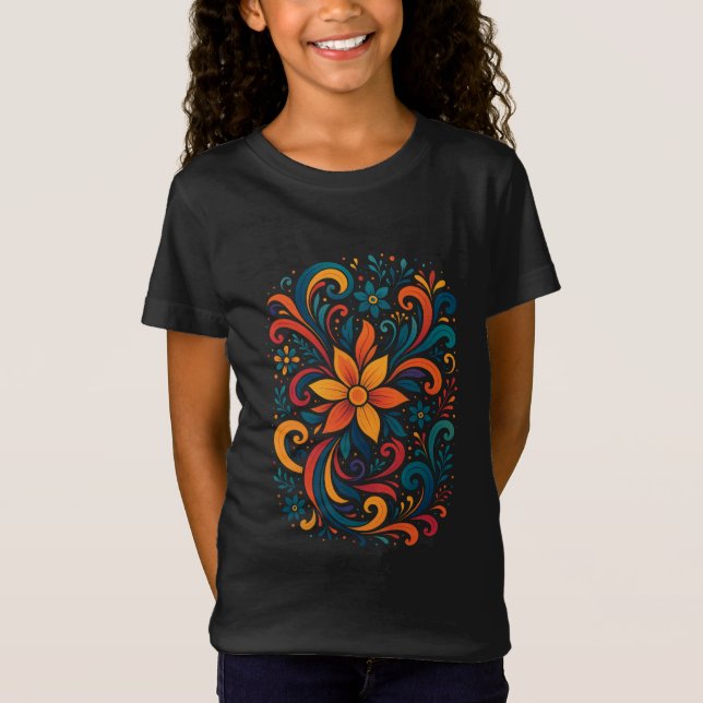 Children's T-shirt with a wonderful" design, beaut (Framsida)