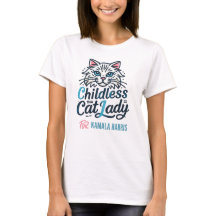 Childress Cat Dam för Kamala Harris T-shirt