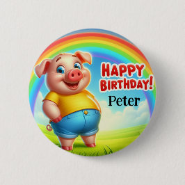 Child's birthday badge knapp