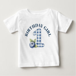 Child's Blueberry Berry First Birthday T Shirt
