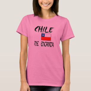 Chile1 T-tröja de dama "Chile mig encanta", + Tee Shirt