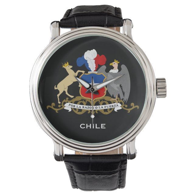 Chile* Anpassningsbar Watch Reloj personalizado de Armbandsur (Framsida)