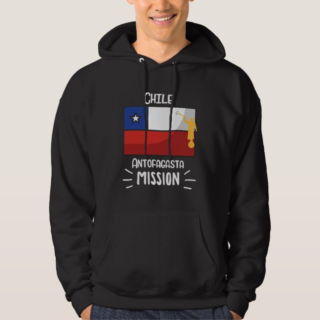 Chile Antofagasta Mormon LDS Mission Missionary Hoodie (Framsida)