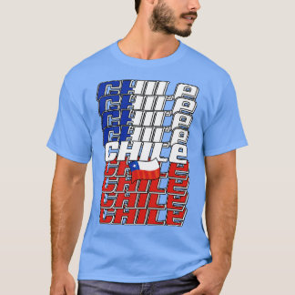 Chile Cascade-text 3 T Shirt