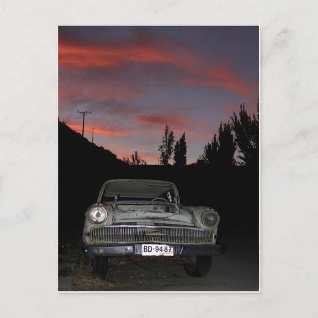 Chile Chico Sunset Vykort (Framsida)