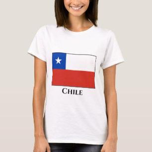 Chile (Chile), Flagga T Shirt