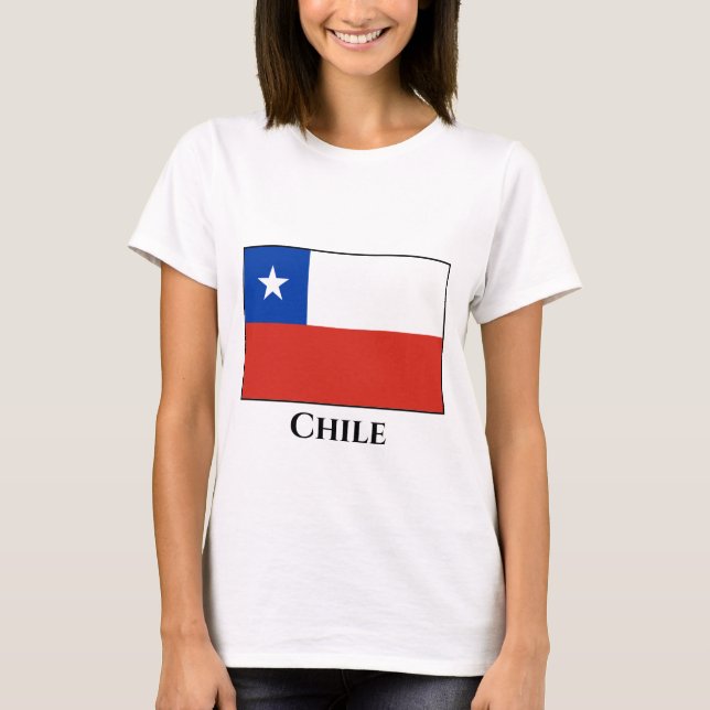 Chile (Chile), Flagga T Shirt (Framsida)