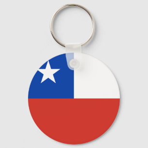 Chile (chilenska) Flagga Nyckelring