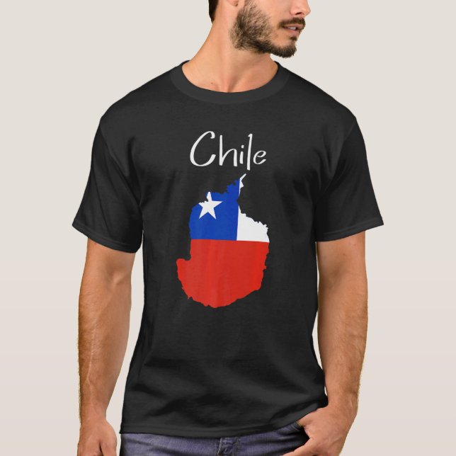 Chile Flag Chilean  Chile  for women and men T Shirt (Framsida)