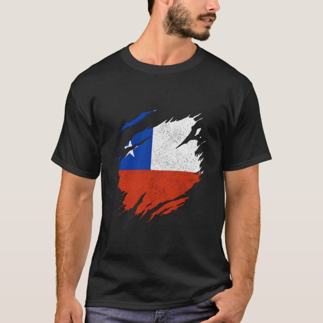 Chile Flag Chilean Pride Chile T Shirt (Framsida)