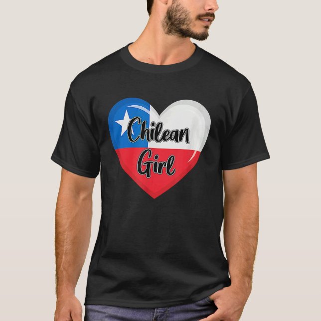 Chile Flag  for Women Chilean Girl T Shirt (Framsida)