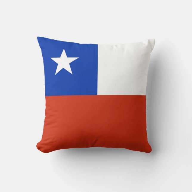 Chile Flagga American MoJo Pillow Kudde (Framsida)
