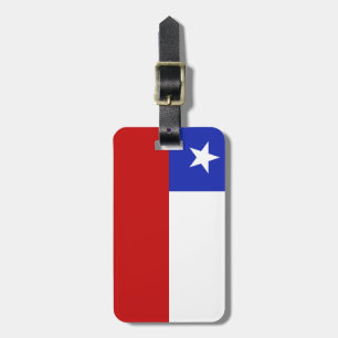 Chile flagga bagagebricka