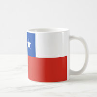 Chile Flagga Ceramic Mugg