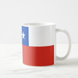 Chile Flagga Ceramic Mugg