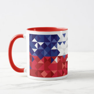 Chile flagga, chilenarefärgmugg mugg