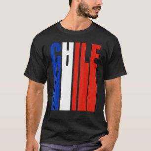 Chile Flagga chilenskt Flagga Pride T Shirt