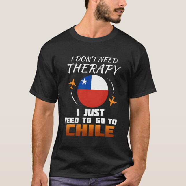 Chile Flagga I Funny Chilean Flagga I Vacation Gif T Shirt (Framsida)