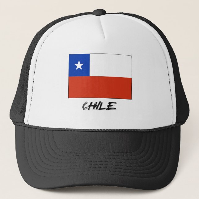 Chile flagga keps (Framsida)