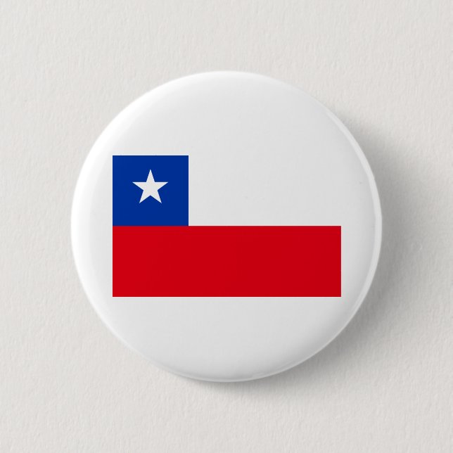 Chile Flagga Knapp (Framsida)
