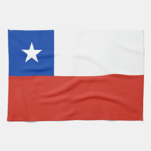Chile Flagga Kökshandduk
