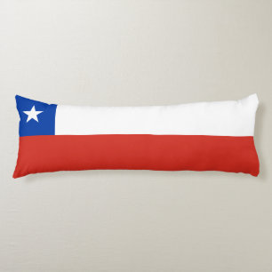 Chile Flagga Kroppskudde