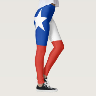 Chile Flagga Leggings