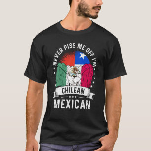 Chile Flagga Mexiko Pridet Grown Humor Citizen T Shirt