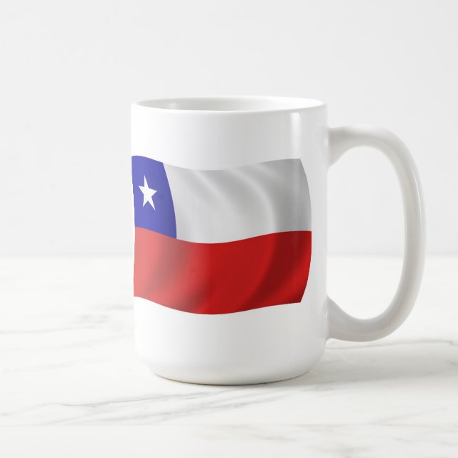 Chile Flagga Mugg (Höger)