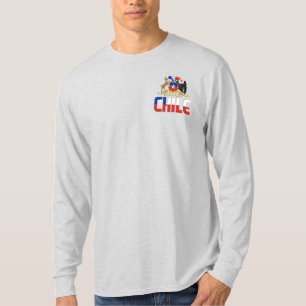 Chile Flagga och Jacka av Arm Patriotic T Shirt
