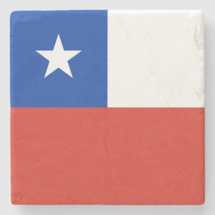 Chile Flagga Stenunderlägg