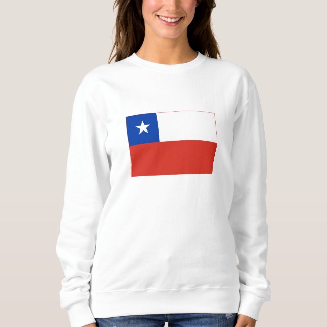 Chile Flagga T Shirt (Framsida)