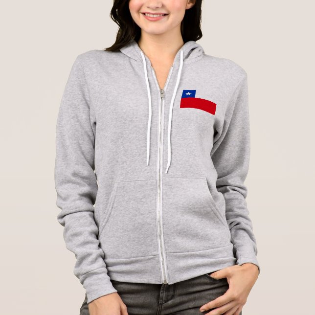 Chile Flagga T Shirt (Framsida)