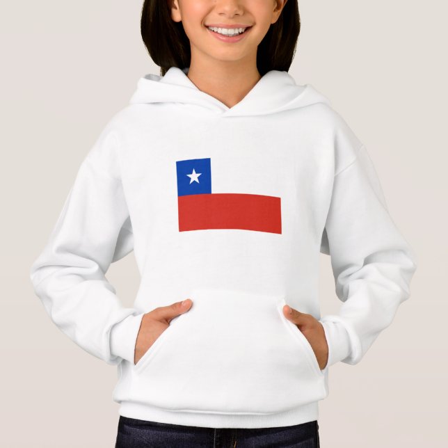 Chile Flagga T Shirt (Framsida)