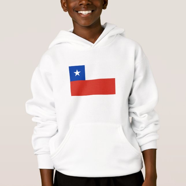 Chile Flagga T Shirt (Framsida)