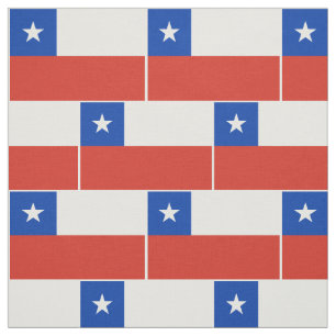 Chile Flagga Tyg
