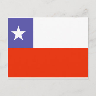 Chile Flagga Vykort