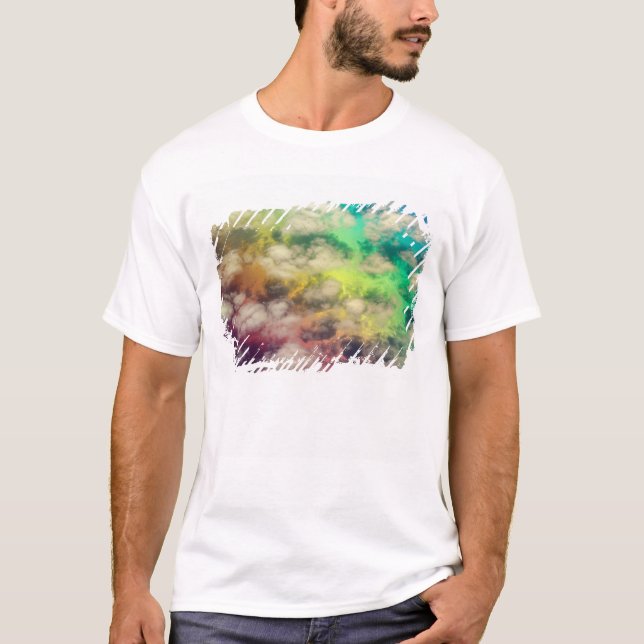 Chile - Flygbild landskap | Sydamerika Tee Shirt (Framsida)