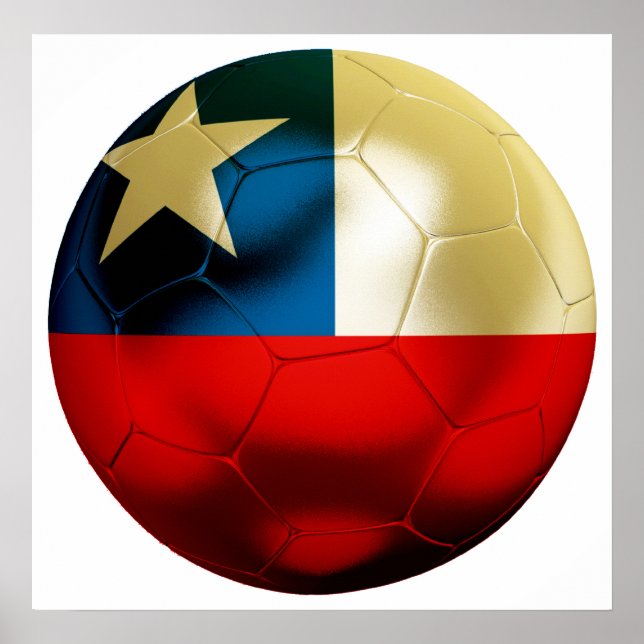 Chile Football Poster (Framsidan)