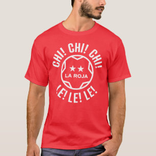 Chile fútbol/fotbollT-tröja T Shirt