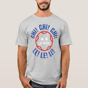 Chile fútbol/fotbollT-tröja T Shirt
