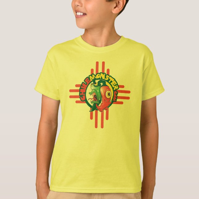 Chile gigantisk grundläggande utslagsplatsför barn tee shirt (Framsida)