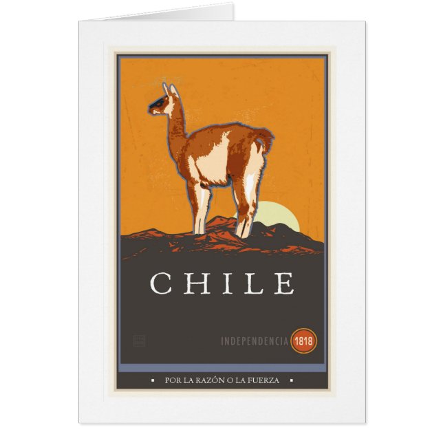 Chile Hälsningskort (Framsidan)